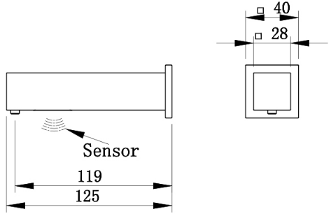 KDE-3961-G 产品尺寸图 2
