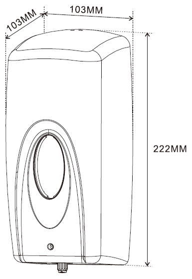 DHE-600-D 产品尺寸图