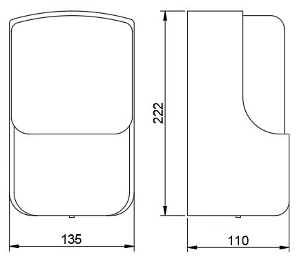 DHE-650-B 产品尺寸图